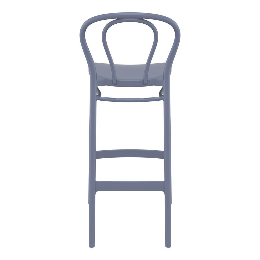 Victor Bar Stool Dark Gray, Set of 2