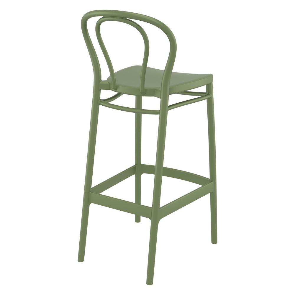 Victor Bar Stool Olive Green, Set of 2