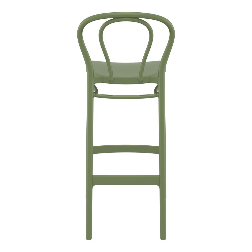 Victor Bar Stool Olive Green, Set of 2