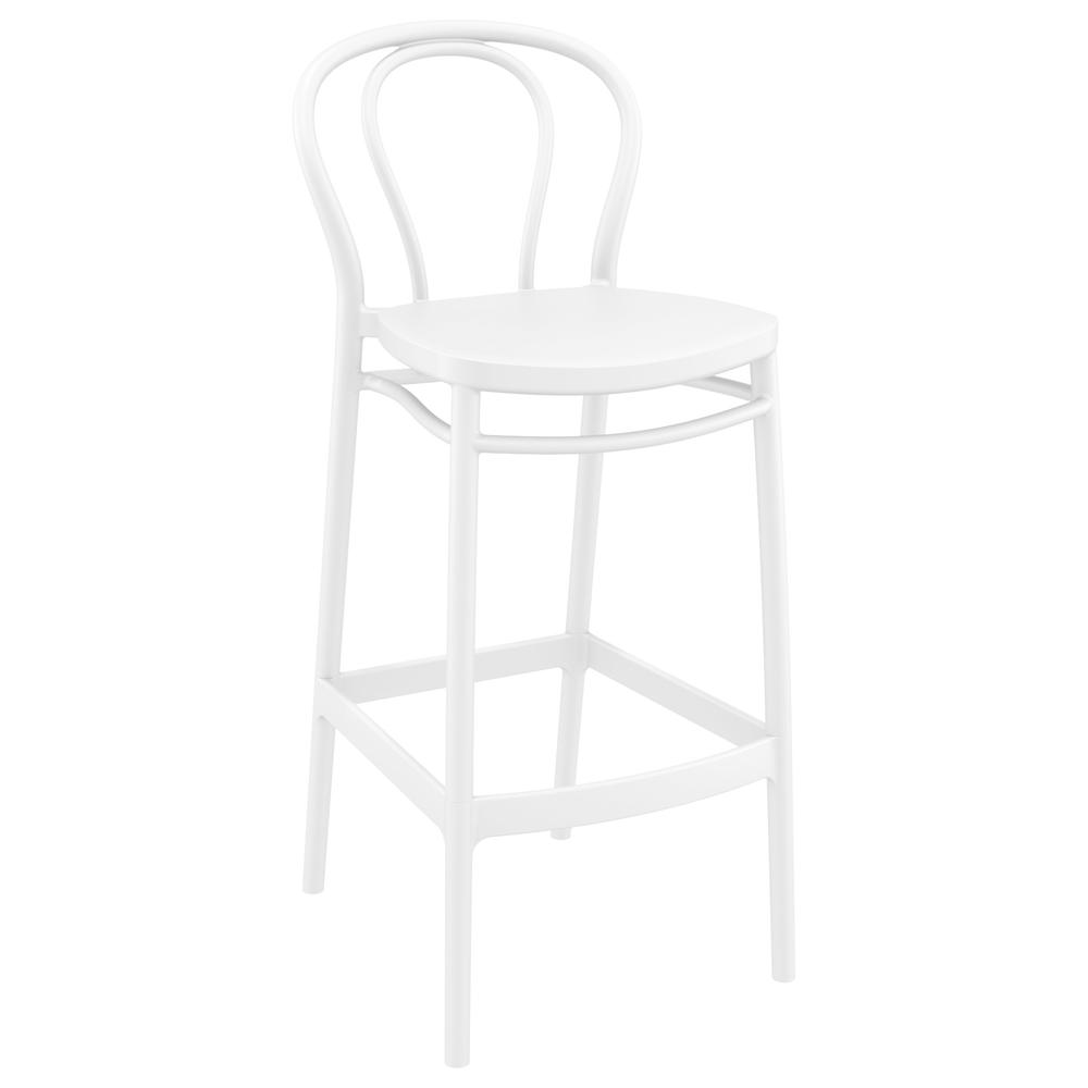 Victor Bar Stool White, Set of 2