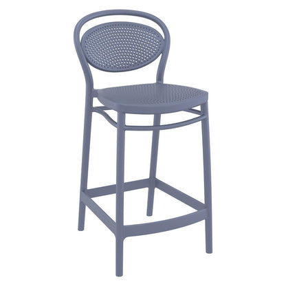 Marcel Counter Stool Dark Gray, Set of 2