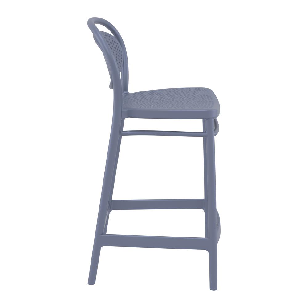 Marcel Counter Stool Dark Gray, Set of 2