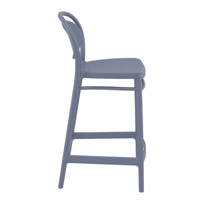 Marcel Counter Stool Dark Gray, Set of 2