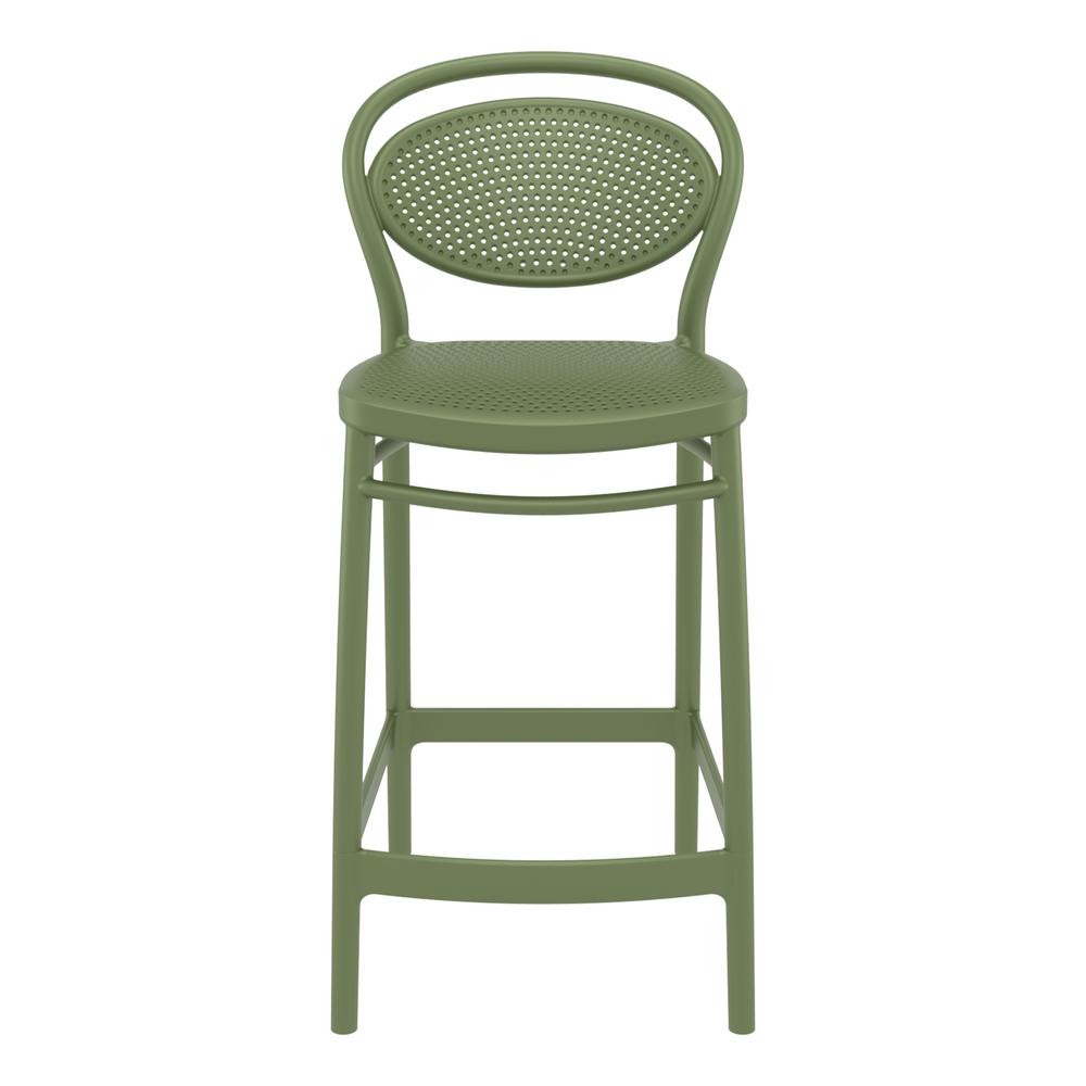 Marcel Counter Stool Olive Green, Set of 2