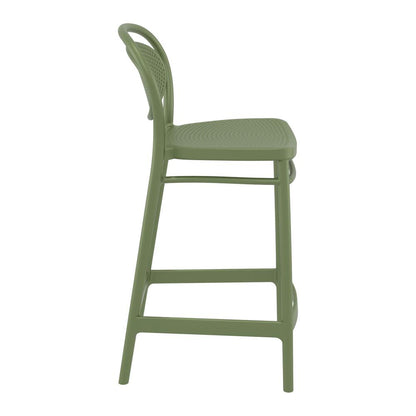 Marcel Counter Stool Olive Green, Set of 2