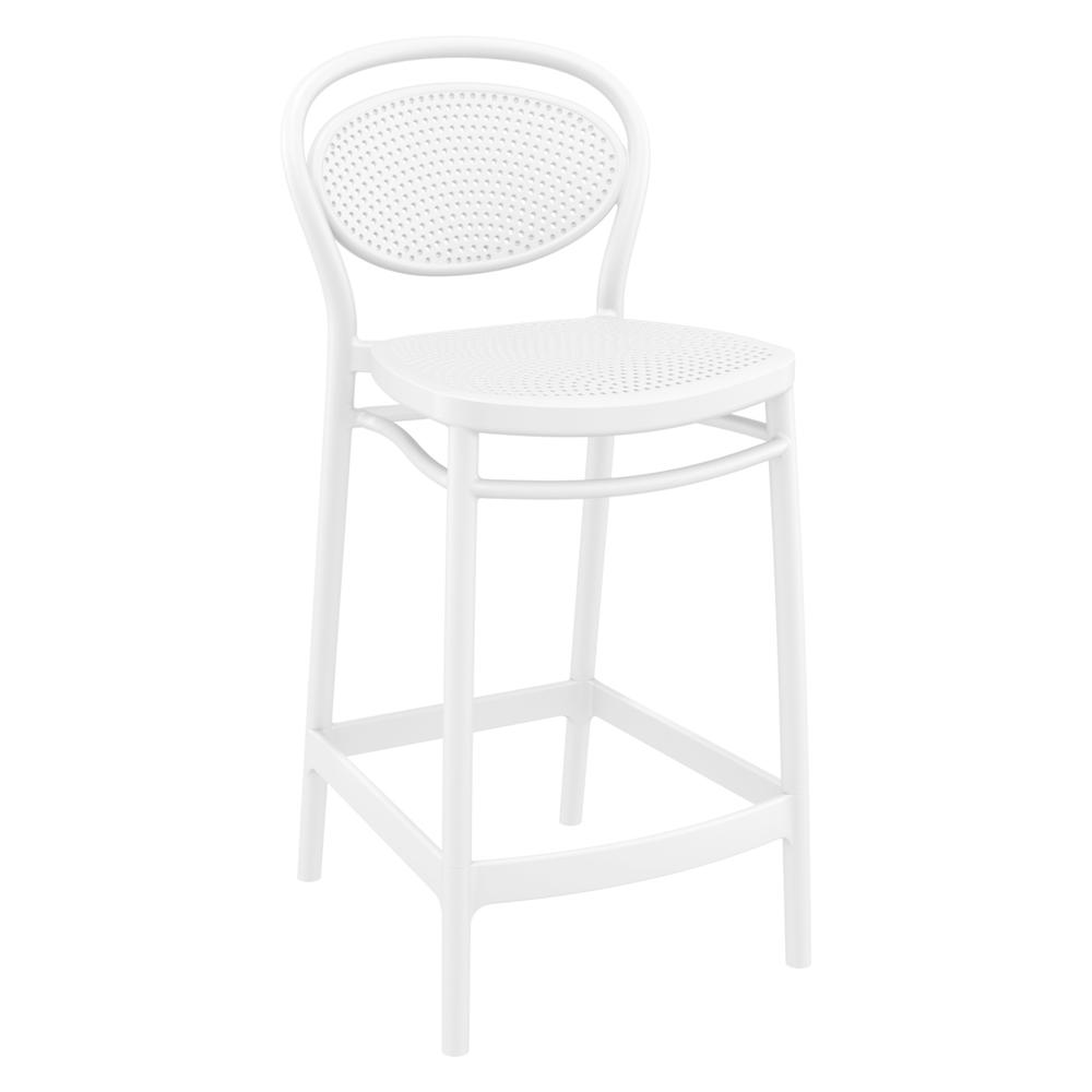 Marcel Counter Stool White, Set of 2