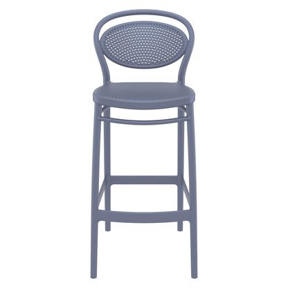 Marcel Bar Stool Dark Gray, Set of 2