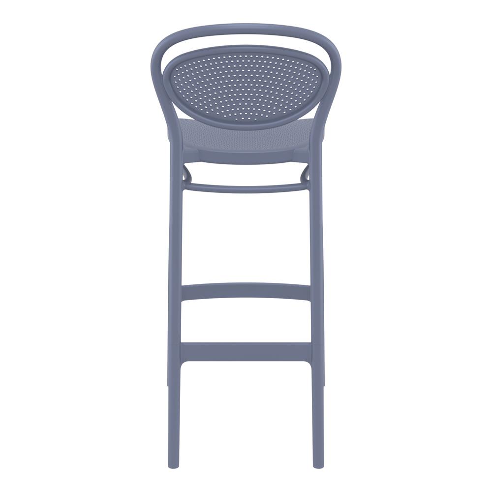 Marcel Bar Stool Dark Gray, Set of 2