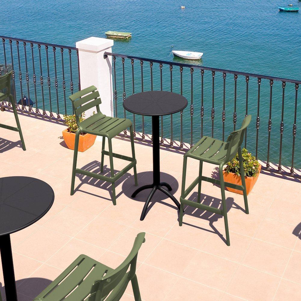 Helen Bar Stool Olive Green
