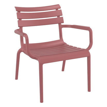 Paris Outdoor Club Lounge Chair Marsala