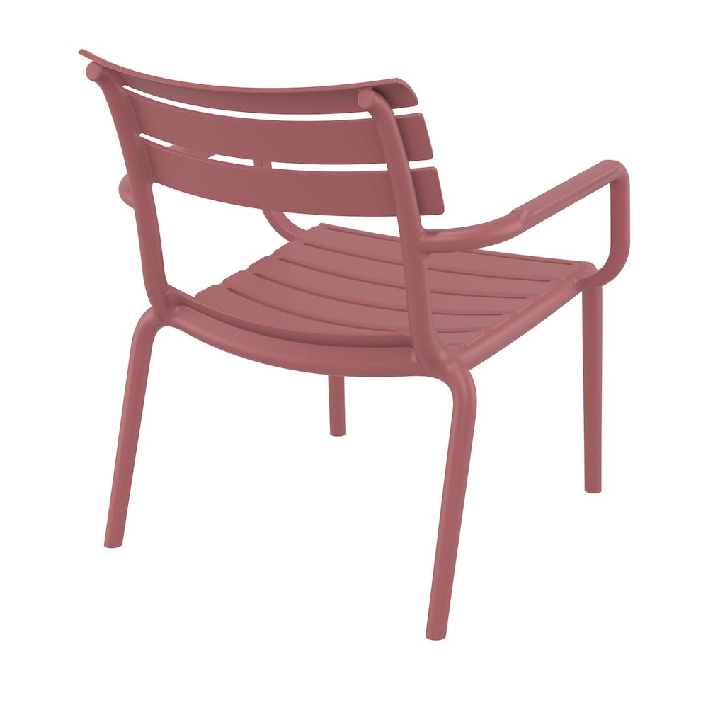 Paris Outdoor Club Lounge Chair Marsala