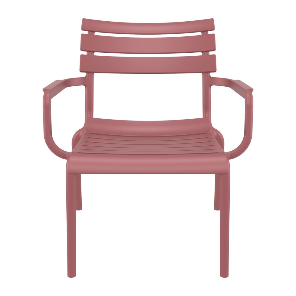 Paris Outdoor Club Lounge Chair Marsala