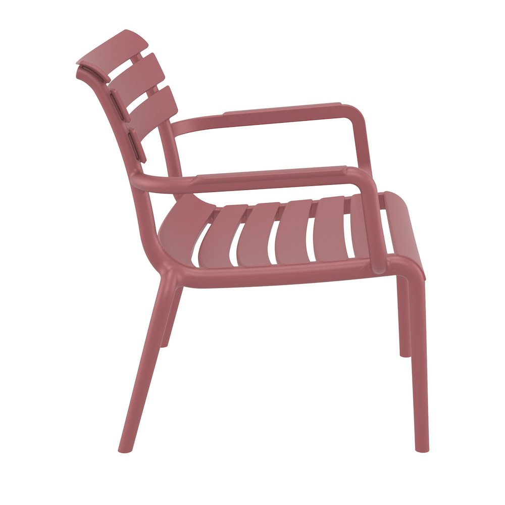 Paris Outdoor Club Lounge Chair Marsala