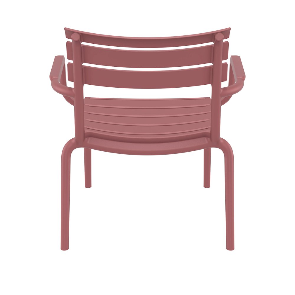 Paris Outdoor Club Lounge Chair Marsala