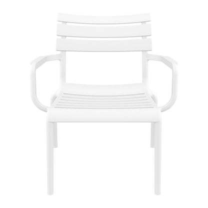 Paris Outdoor Club Lounge Chair White