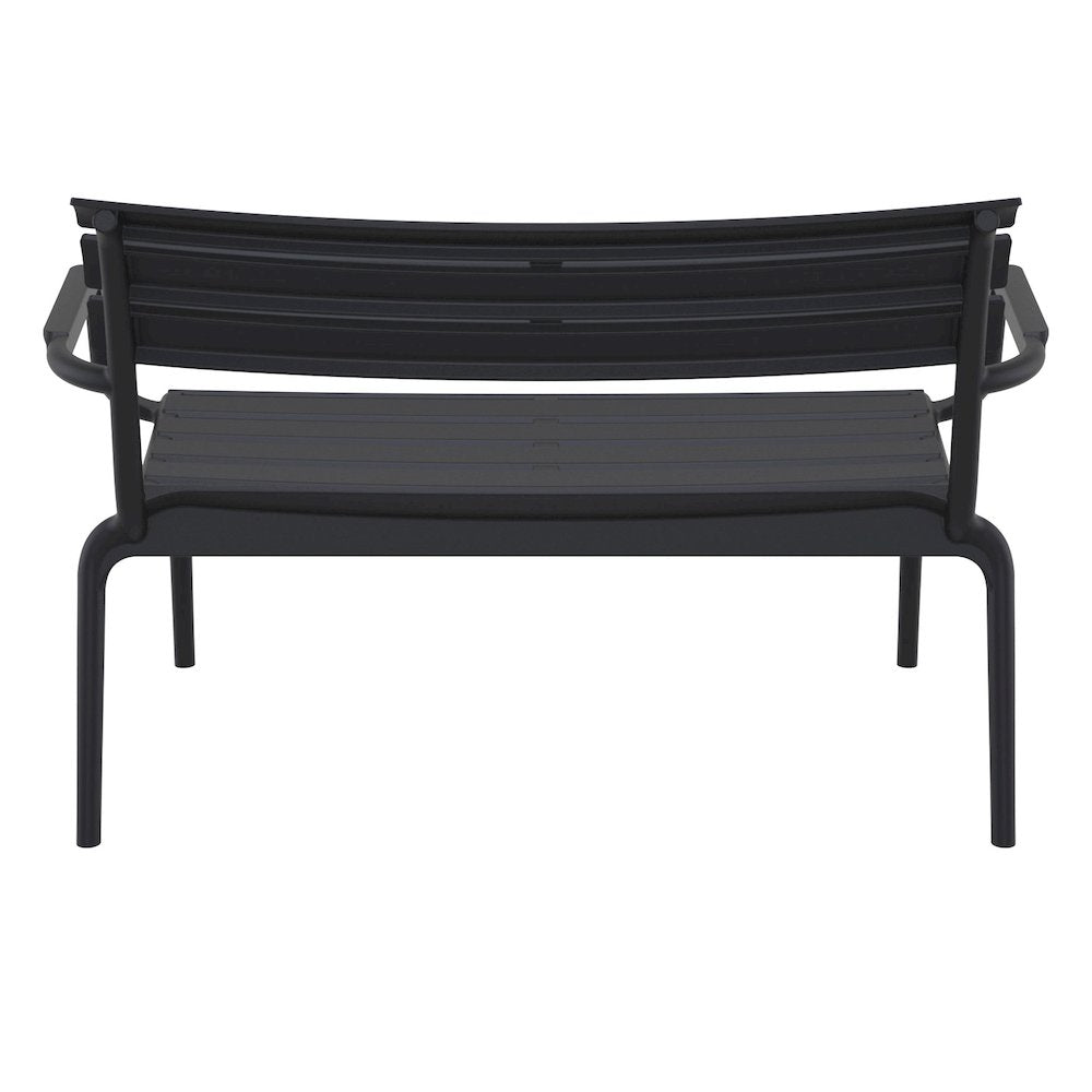 Paris Outdoor Bench Black
