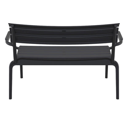 Paris Outdoor Bench Black