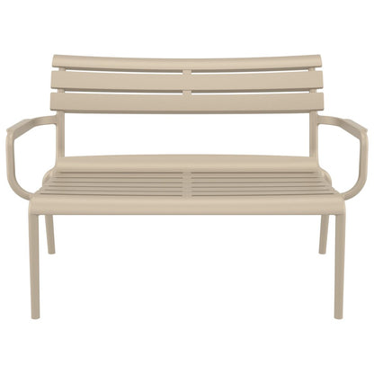 Paris Outdoor Bench Taupe