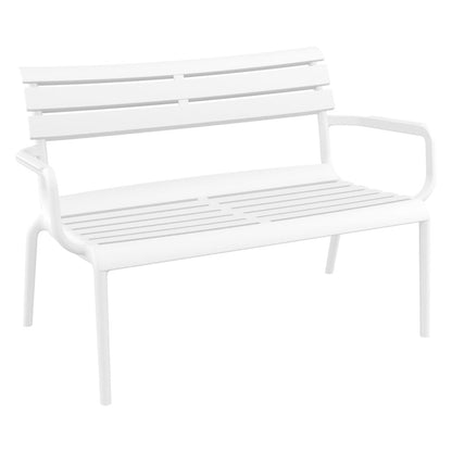 Paris Outdoor Bench White