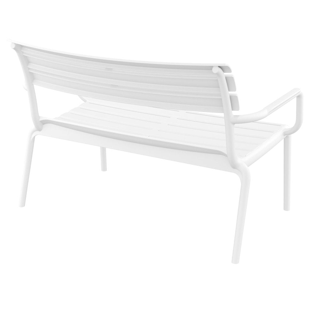 Paris Outdoor Bench White