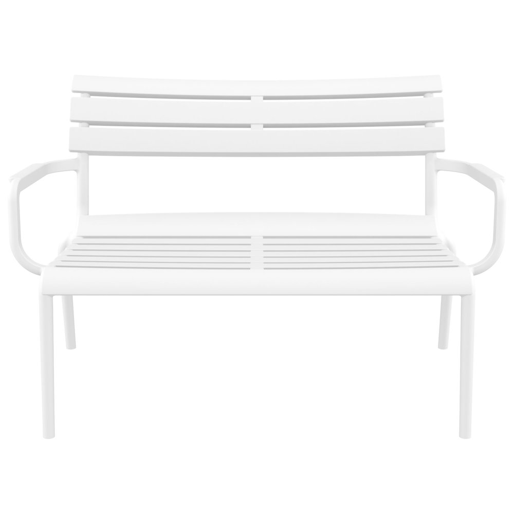 Paris Outdoor Bench White