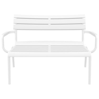 Paris Outdoor Bench White