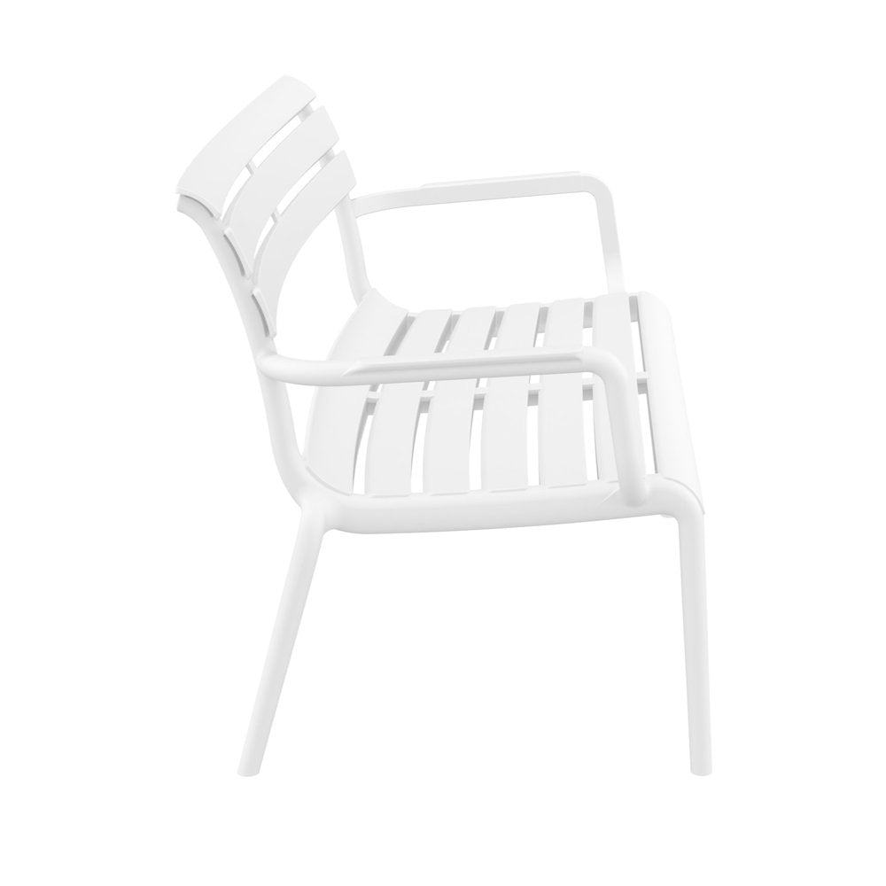Paris Outdoor Bench White