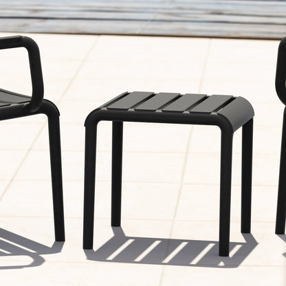 Paris Outdoor Side Table Black