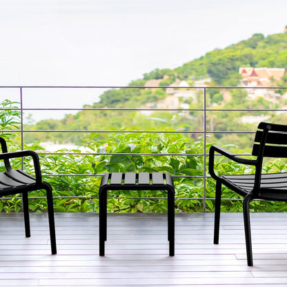 Paris Outdoor Side Table Black