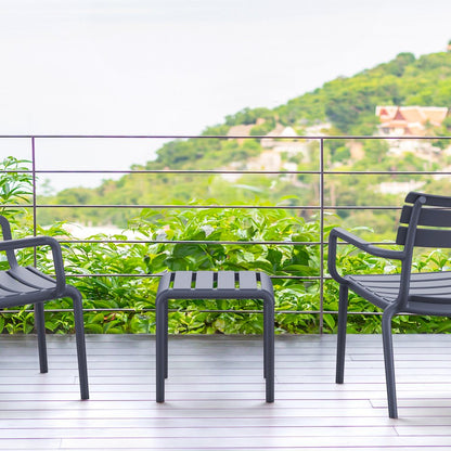 Paris Outdoor Side Table Dark Gray