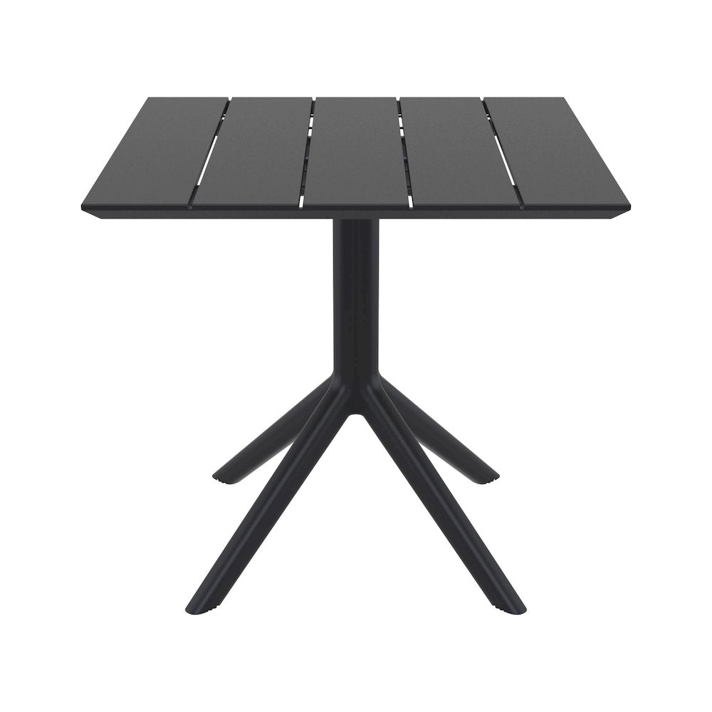 Paris Square Table 31 inch Black