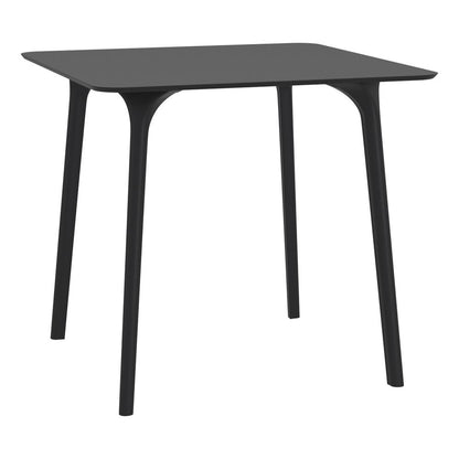 Maya Square Table 31 inch Black