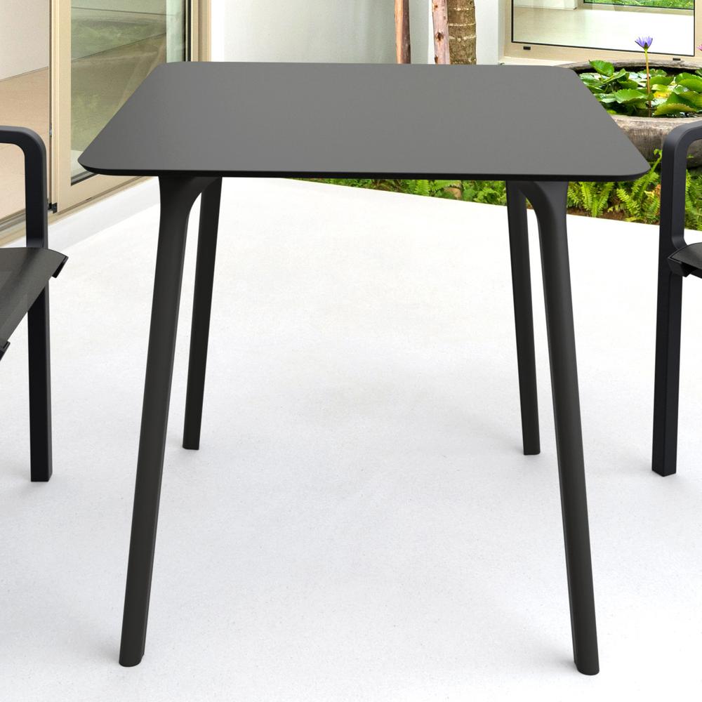 Maya Square Table 31 inch Black