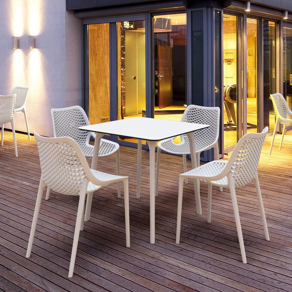 Maya Square Table 31 inch White