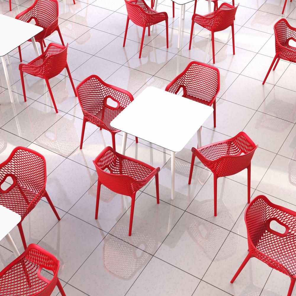 Maya Square Table 31 inch White