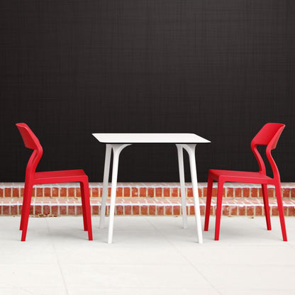 Maya Square Table 31 inch White