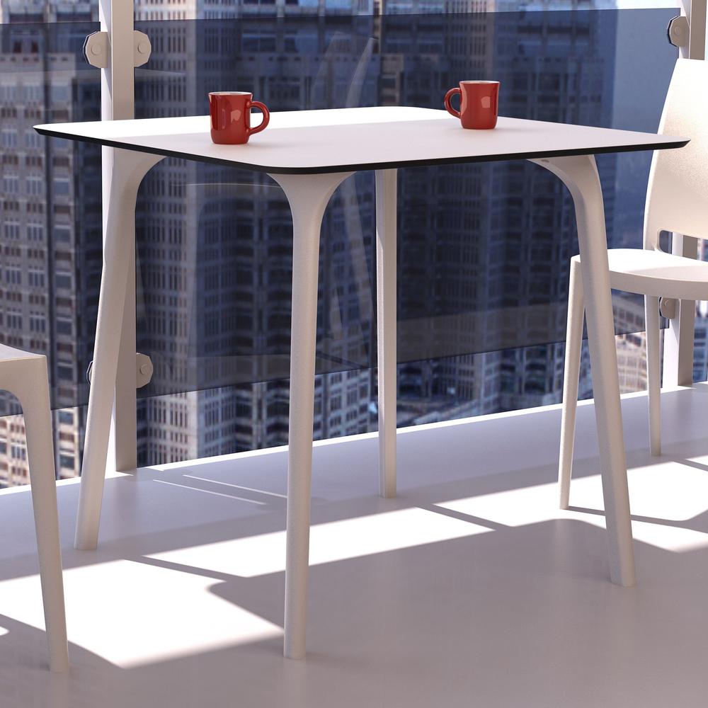 Maya Square Table 31 inch White