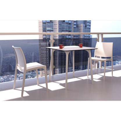 Maya Square Table 31 inch White