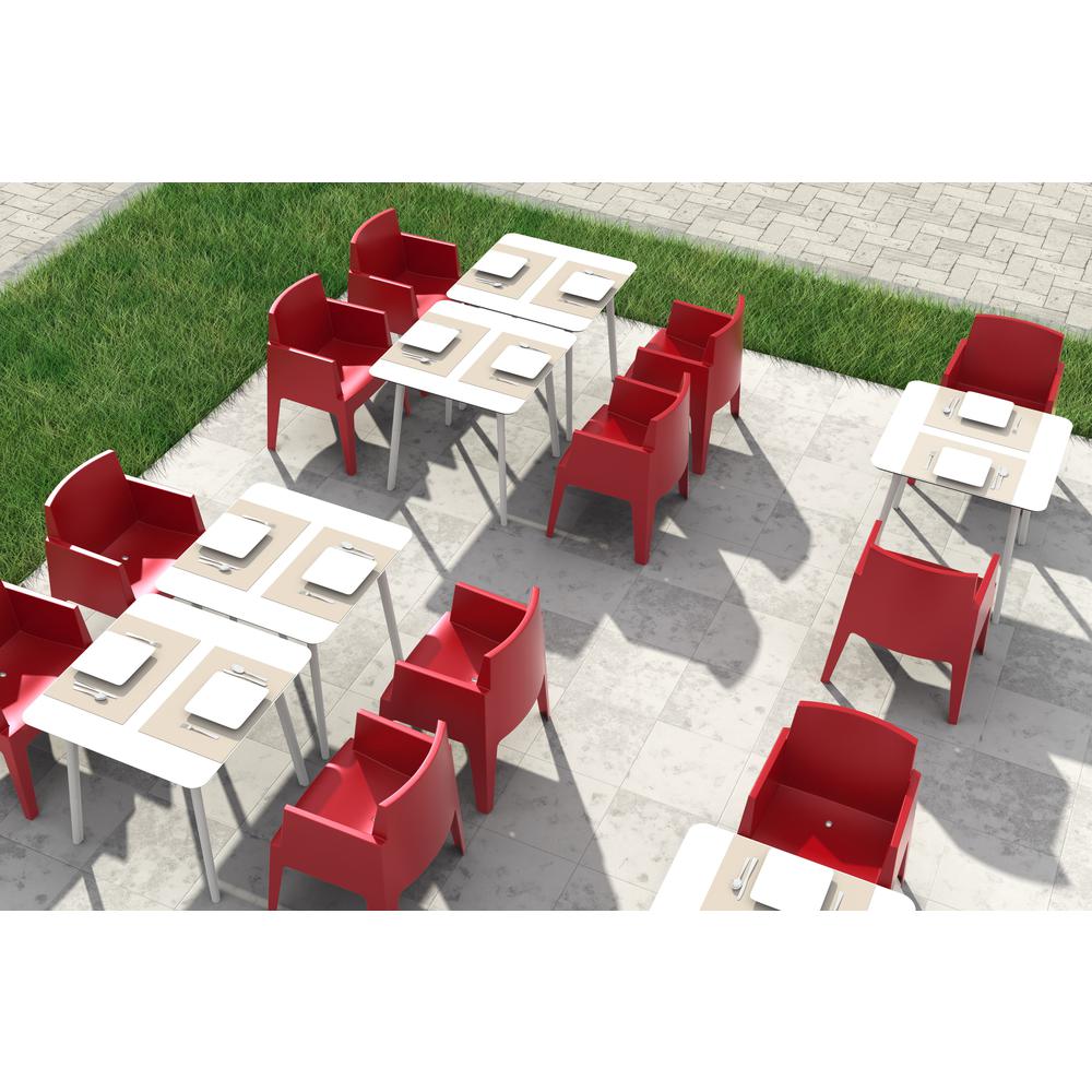 Maya Square Table 31 inch White