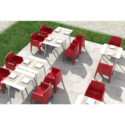 Maya Square Table 31 inch White
