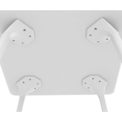 Dining Table 55 inch Rectangle Table, White, Belen Kox