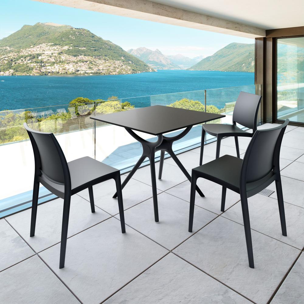 Air Square Table 31 inch Black