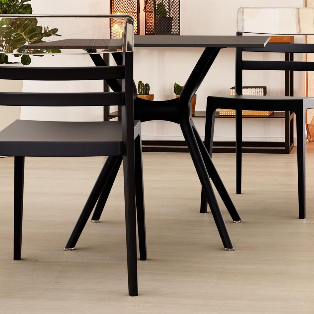 Air Square Table 31 inch Black