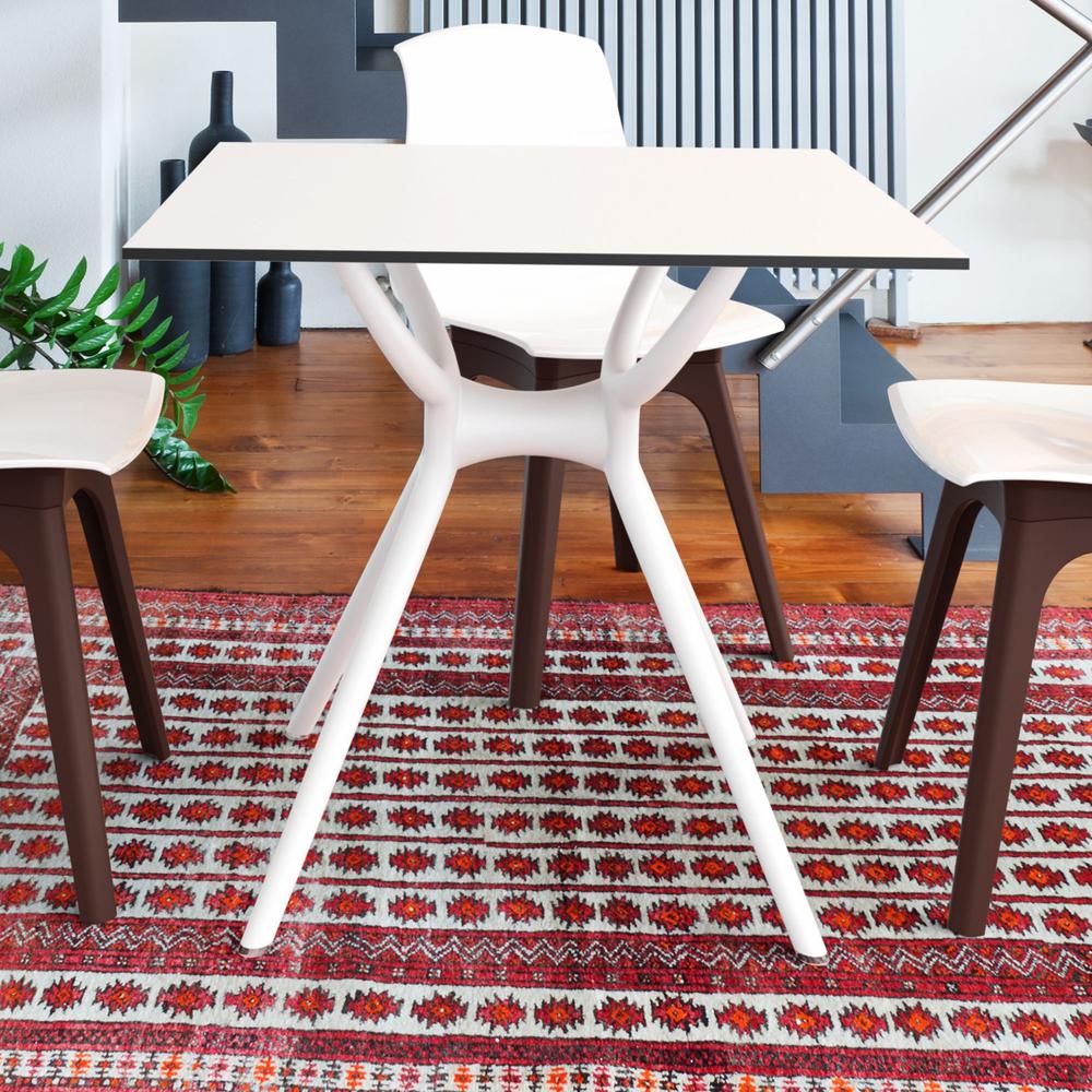 Air Square Table 31 inch White