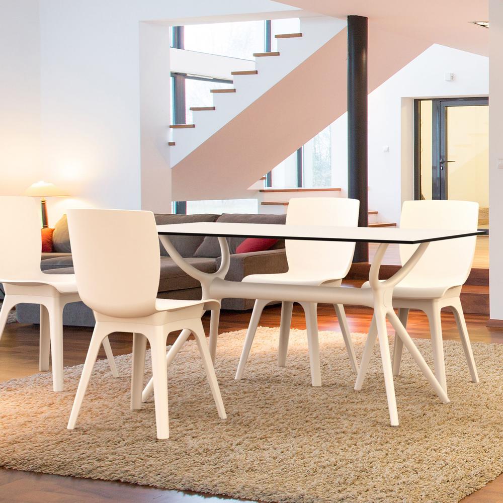 Air Rectangle Table 55 inch White