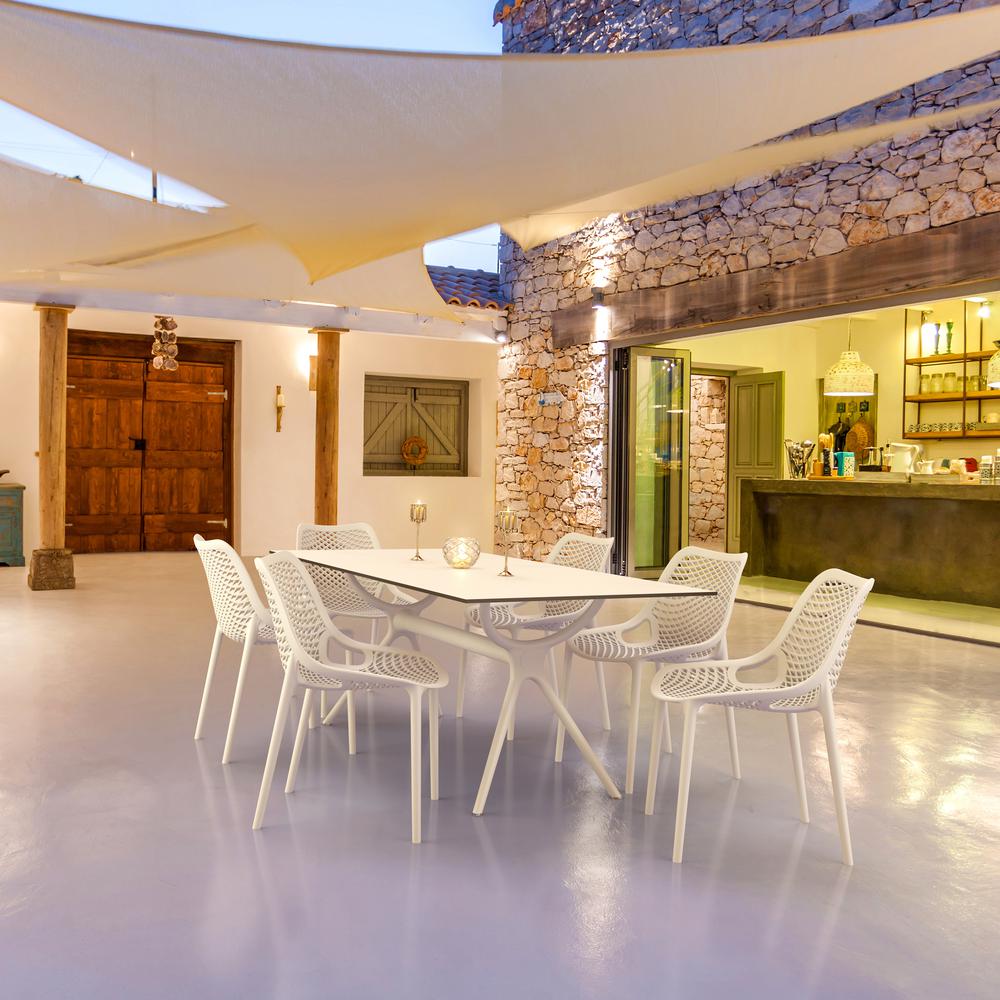 Air Rectangle Dining Set 7 Piece