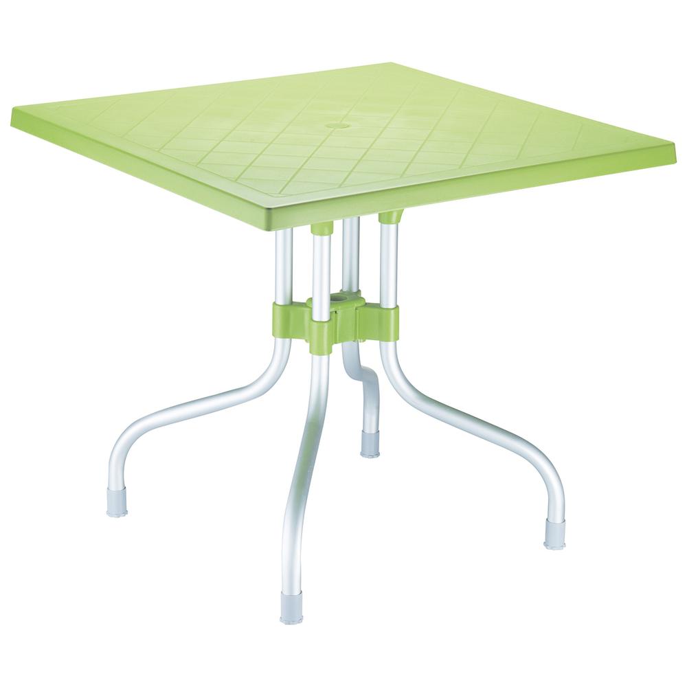 Forza Square Folding Table 31 inch Apple Green