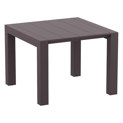 Vegas Dining Table 39 inch to 55 inch Extendable Table Wicker Brown