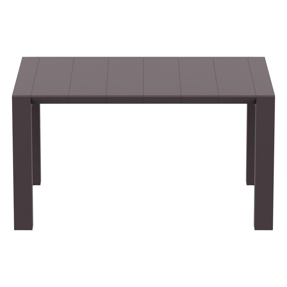 Vegas Dining Table 39 inch to 55 inch Extendable Table Wicker Brown
