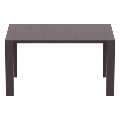 Vegas Dining Table 39 inch to 55 inch Extendable Table Wicker Brown
